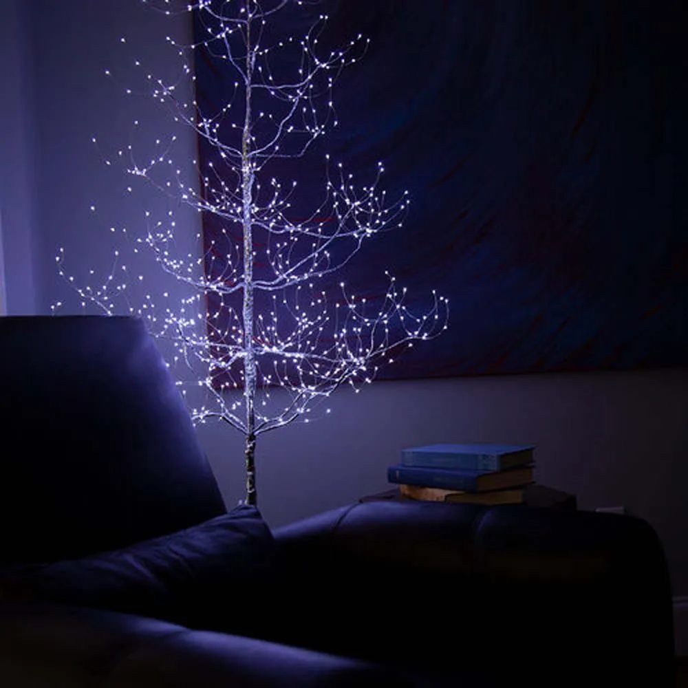 4-ft. Silver Fairy Light Tree, Cool White LED