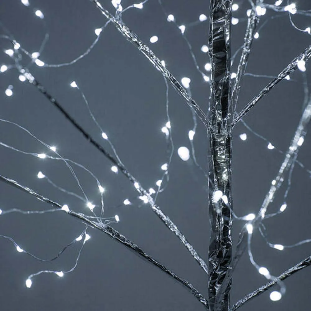 4-ft. Silver Fairy Light Tree, Cool White LED