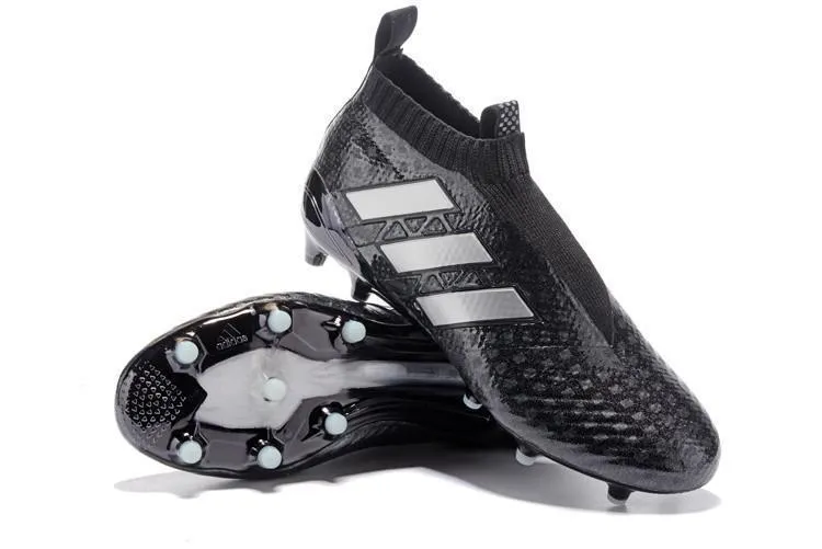 Adidas Ace 17  Purecontrol FG Soccer Cleats Core Black White