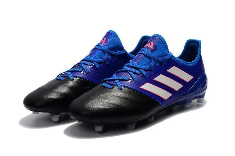 Adidas ACE Series FG Soccer Cleats Shoes Blue Black White