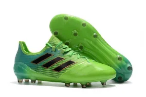 Adidas ACE Series FG Soccer Cleats Shoes Green Blue Black