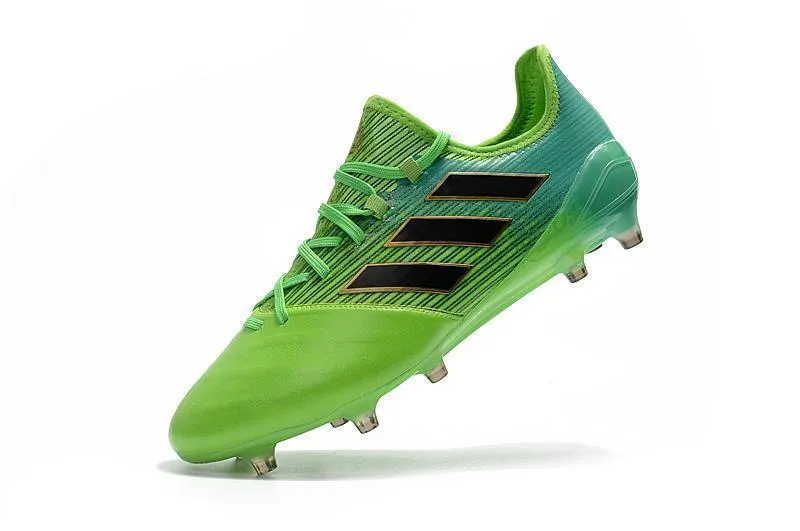 Adidas ACE Series FG Soccer Cleats Shoes Green Blue Black