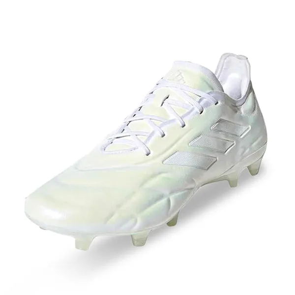 adidas Copa Pure.1 FG Soccer Cleats (Pearlized White/Metallic)