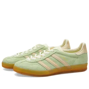 Adidas Gazelle Indoor Sneakers, Semi Green Spark, Almost Yellow & Cream White