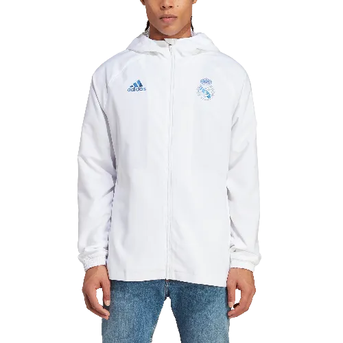 Adidas Men's Real Madrid Graphic Windbreaker