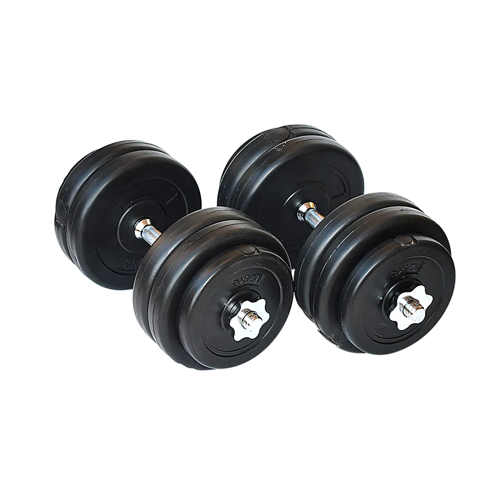 Adjustable 30KG Dumbbell Weight Set, Non-Slip Steel, 12 Plates