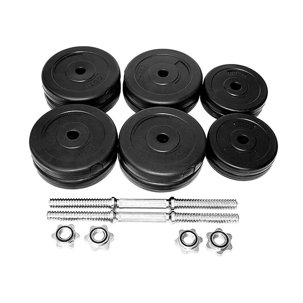 Adjustable 30KG Dumbbell Weight Set, Non-Slip Steel, 12 Plates