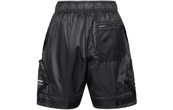 Air Jordan SS22 23 Engineered Solid Color Woven Training Sports Shorts Black