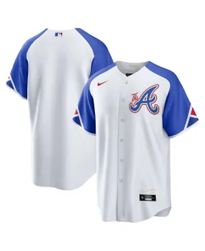 Atlanta Braves 2023 City Connect Replica Nike Men's White T-Shirt