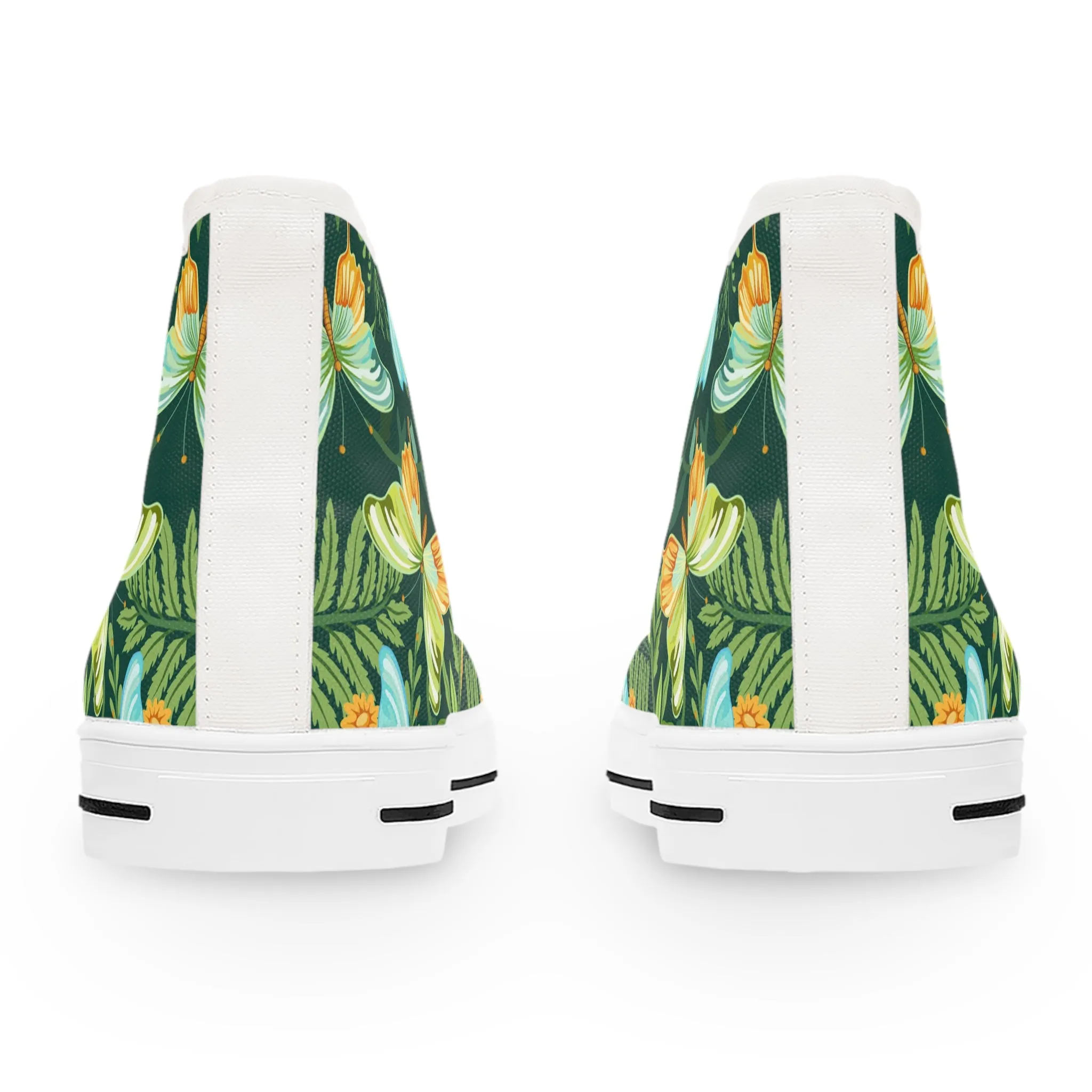 Beautiful Tropical Butterflies Women's High Top Sneakers