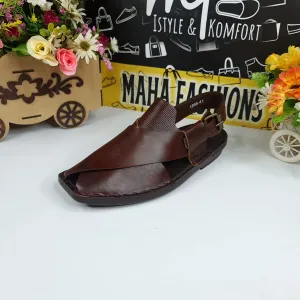 Brown Casual Peshawri Sandals