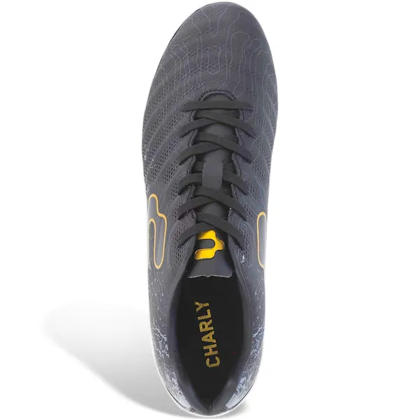 Charly Hotcross 2.0 Firm Ground Soccer Cleats (Black/Gold)