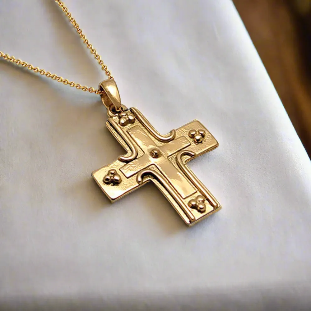 Christening Cross 14k Gold (STX-22)