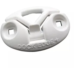 Dockedge Cast Aluminum Flip-up Cleat - White 3"