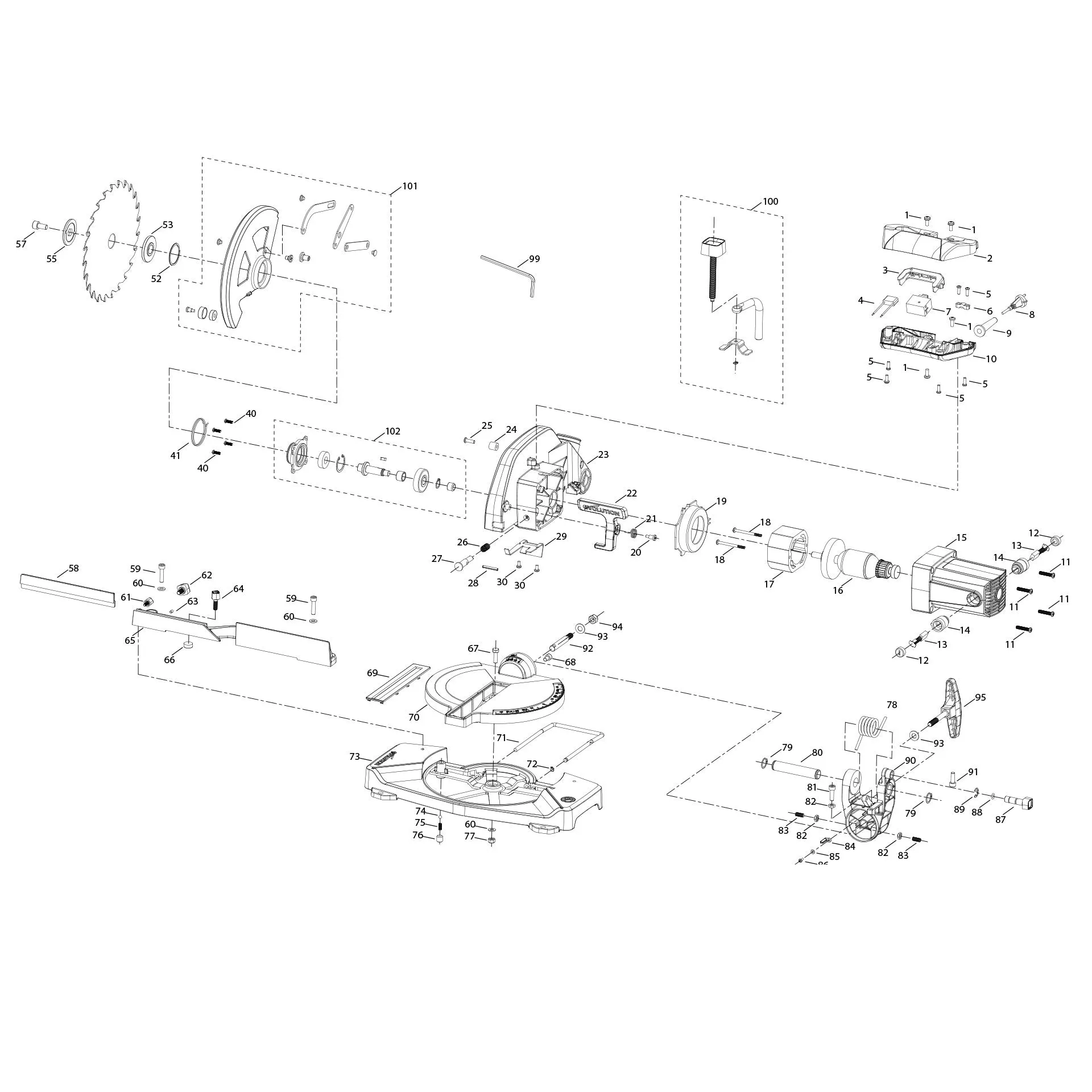 Evolution F210CMS Spare Parts