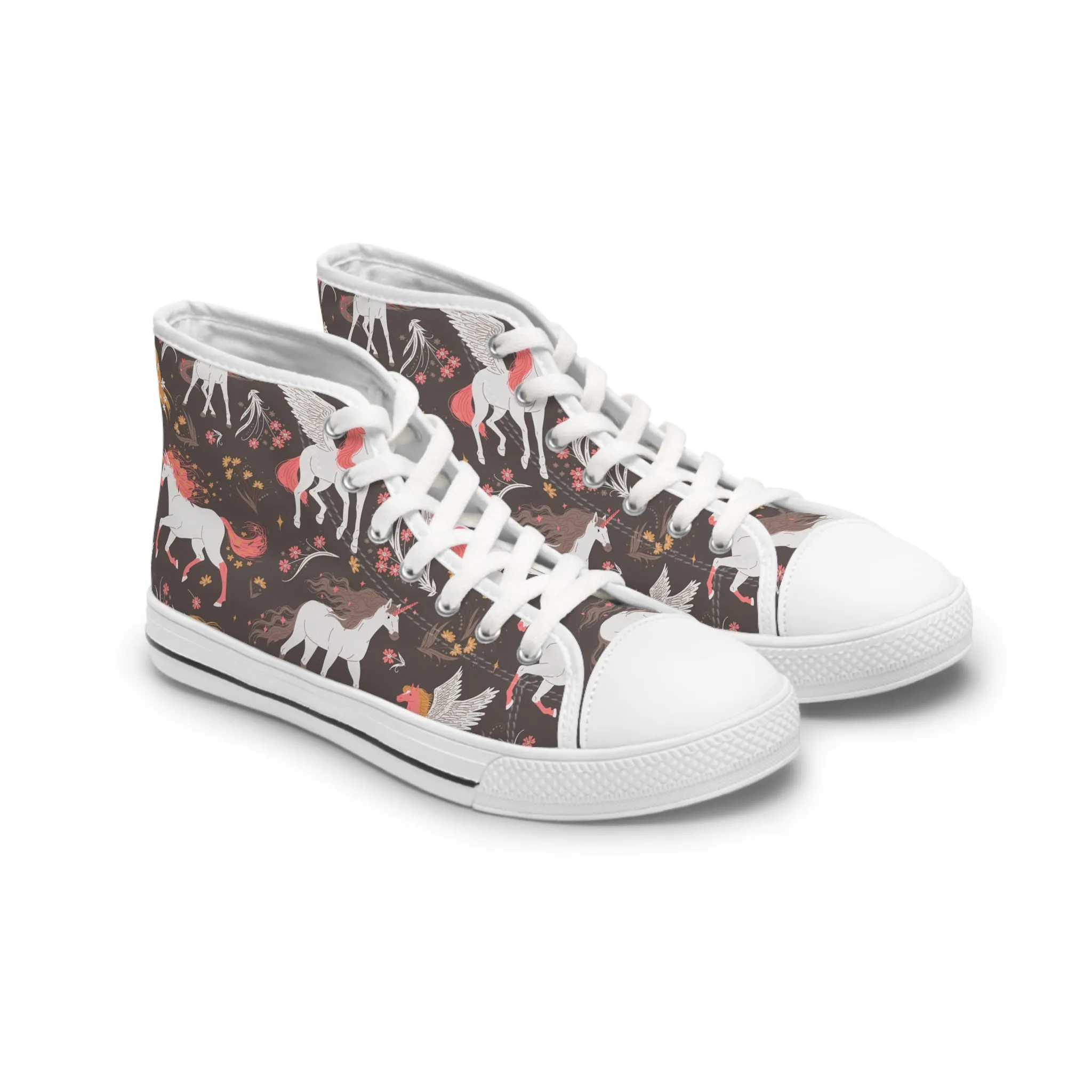 Fairy Horses Women's High Top Sneakers