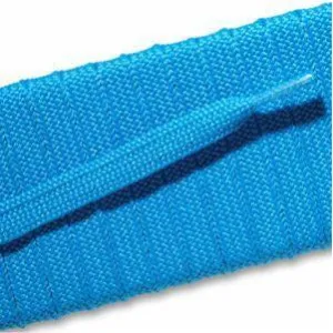 Fashion Athletic Flat Laces - Neon Blue (2 Pair Pack) Shoelaces