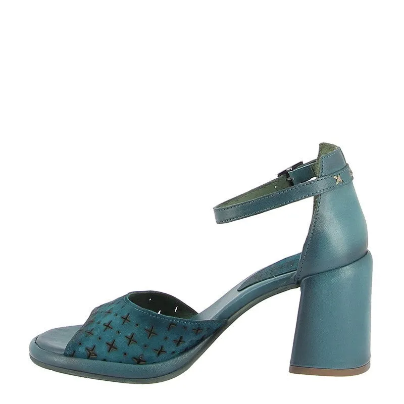 Felmini D797 Blue Heeled Sandal