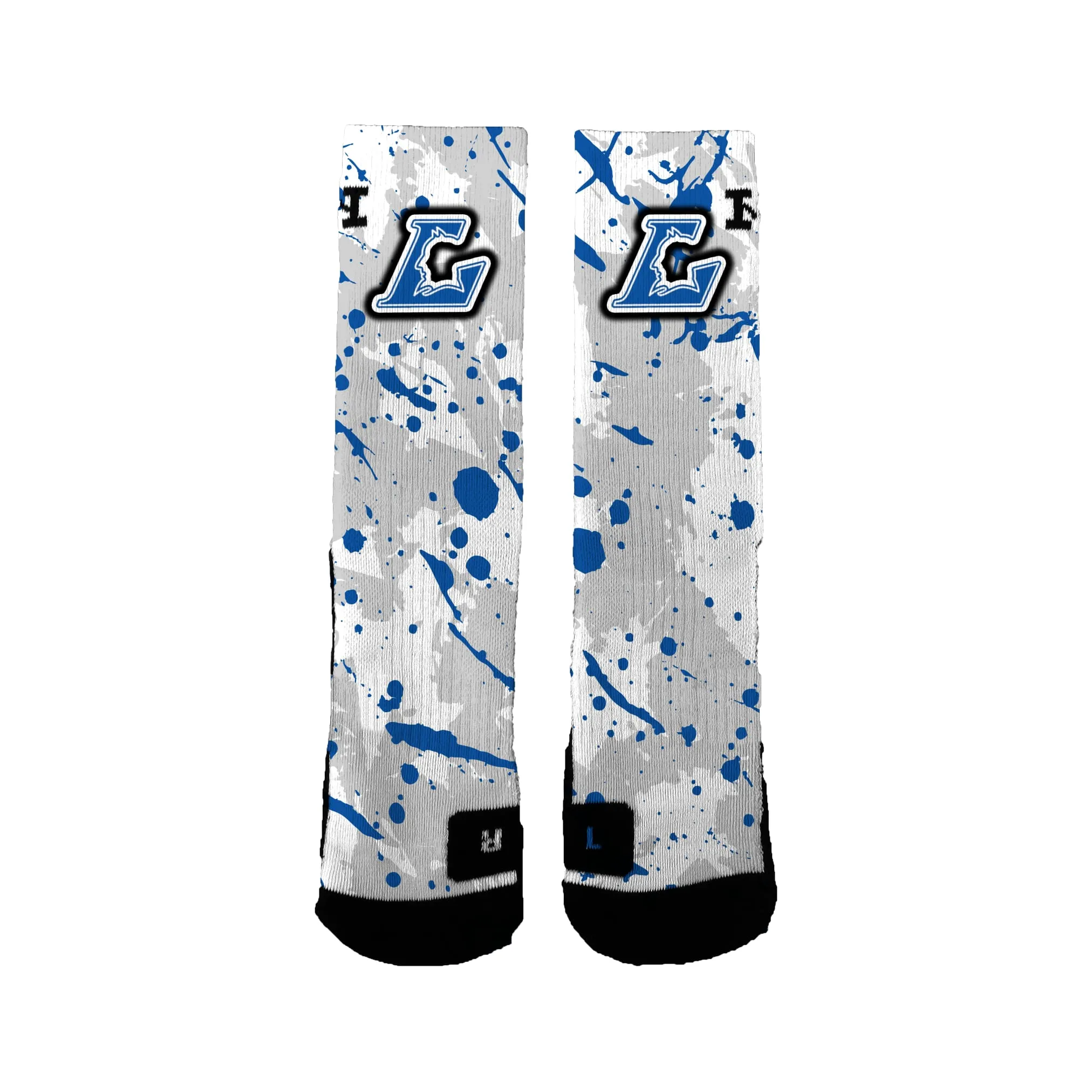 Lodi Youth Girl's Basketball Splatter Socks