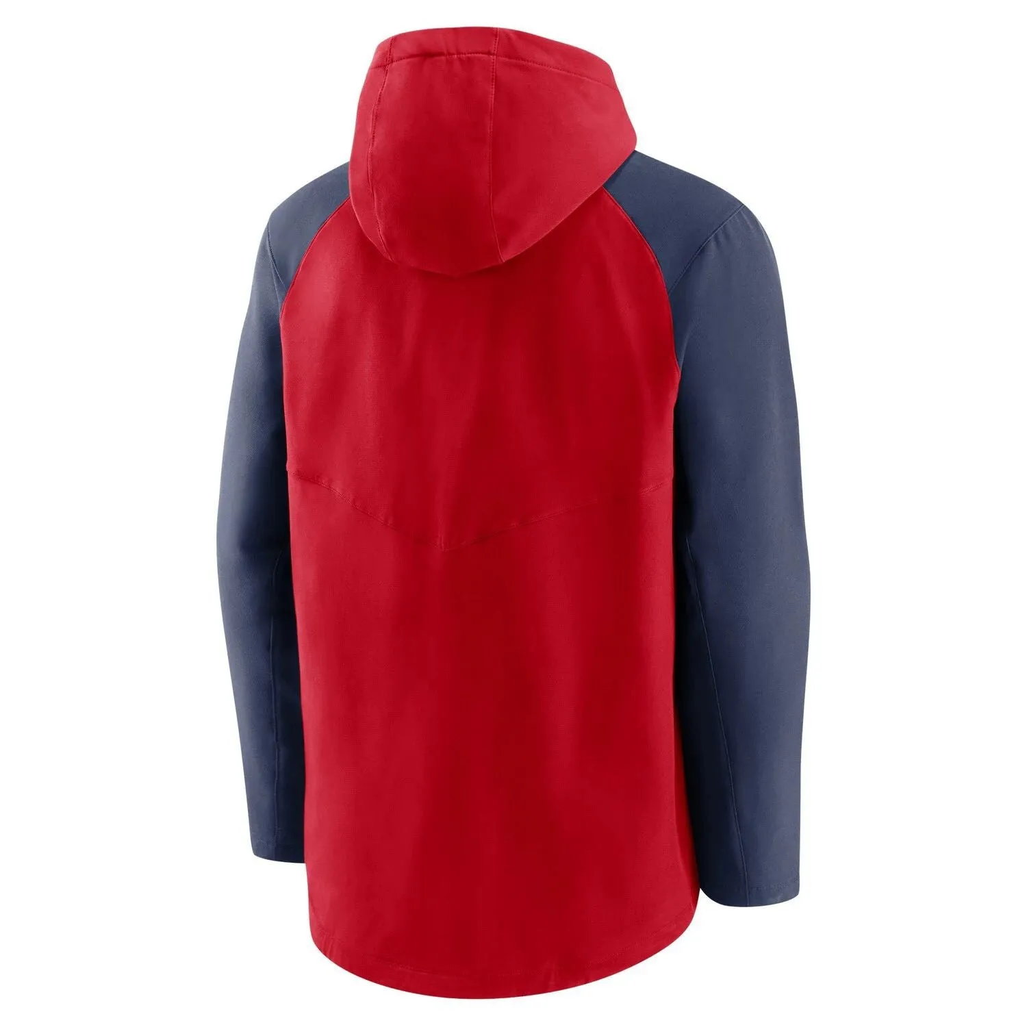 Los Angeles Angels Authentic Collection Performance Nike Men's Red/Navy Full Zip Raglan Hoodie