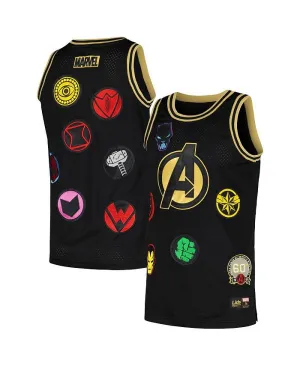 Marvel's Avengers 60th Anniversary Men's Basketball Jersey, Black