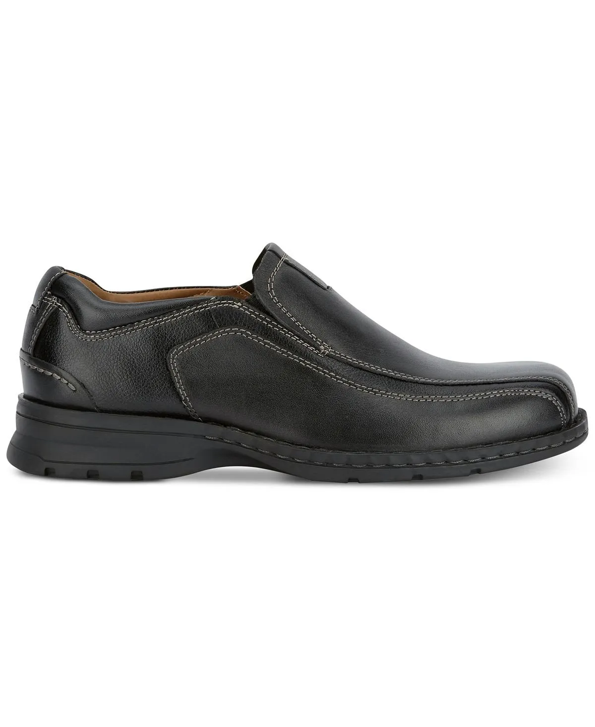 Men's agent bike toe Dockers moccasins, black