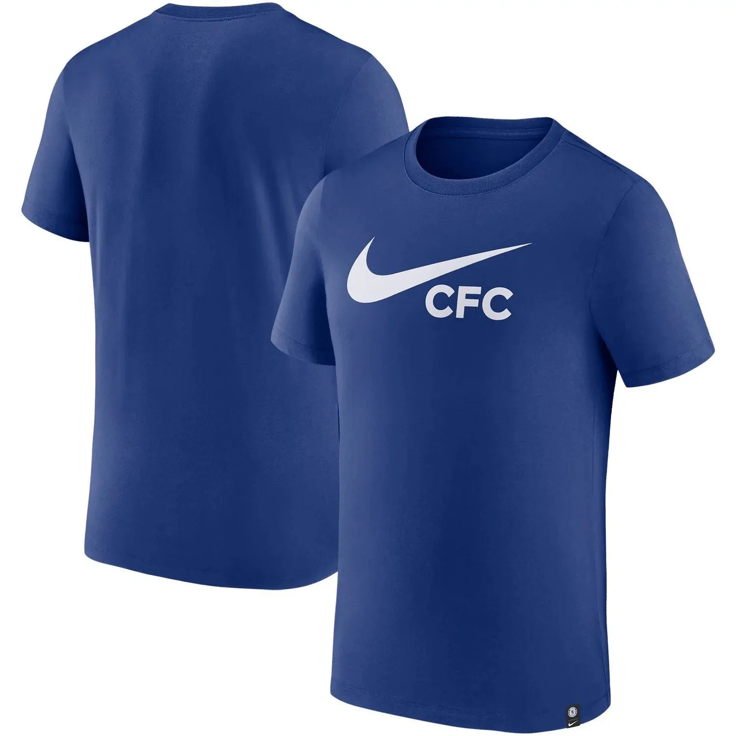 Men's Blue Chelsea T-Shirt with Nike Swoosh