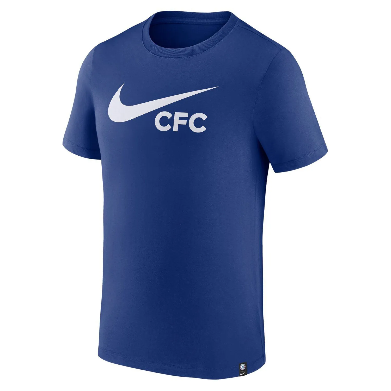 Men's Blue Chelsea T-Shirt with Nike Swoosh