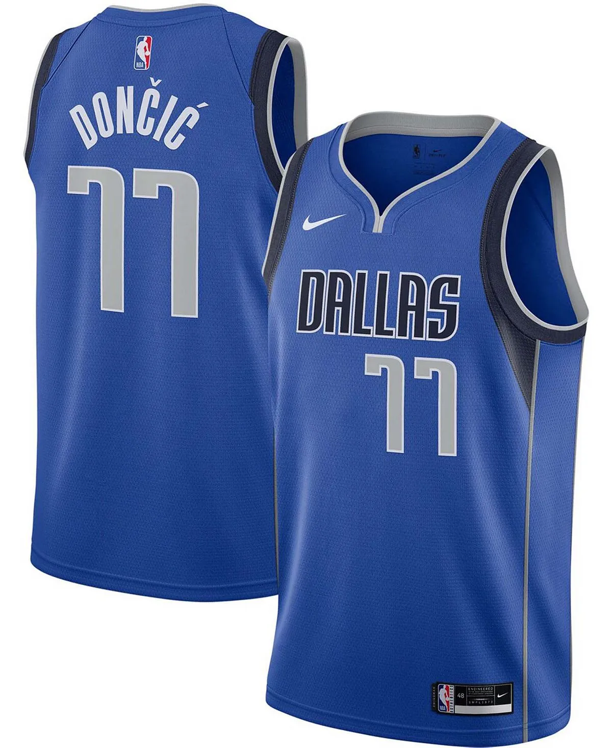 Men's Swingman Icon Edition Luka Doncic Dallas Mavericks 2020/21 Nike T-Shirt