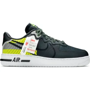 Nike 3M x Air Force 1 React LX 'Anthracite Volt' Black