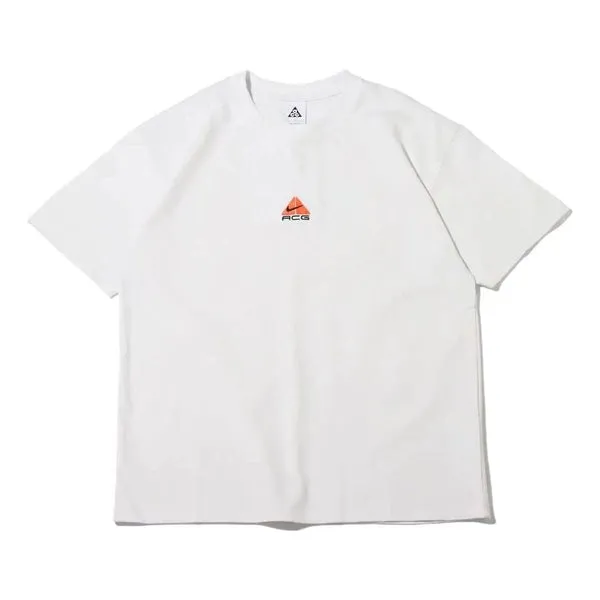 Nike ACG Fleece Round Neck T-Shirt 'White', Multicolor