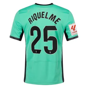 Nike Atletico Madrid Rodrigo Riquelme Third Jersey w/ La Liga Patch 23/24 (Spring Green/Black)