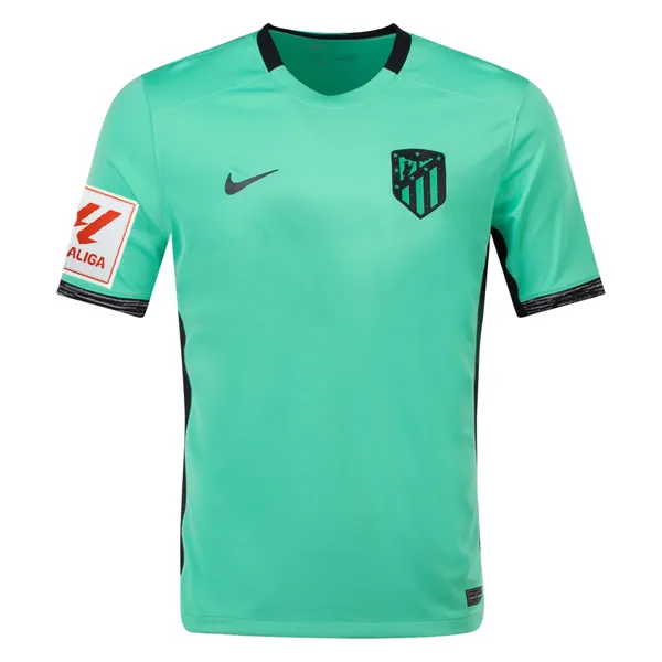 Nike Atletico Madrid Thomas Lemar Third Jersey w/ La Liga Patch 23/24 (Spring Green/Black)