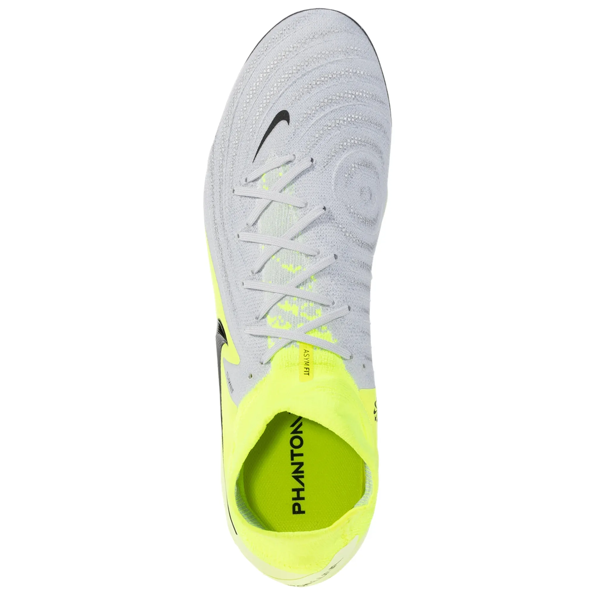 Nike Phantom Luna II Pro FG Soccer Cleats (Metallic Silver/Black-Volt)