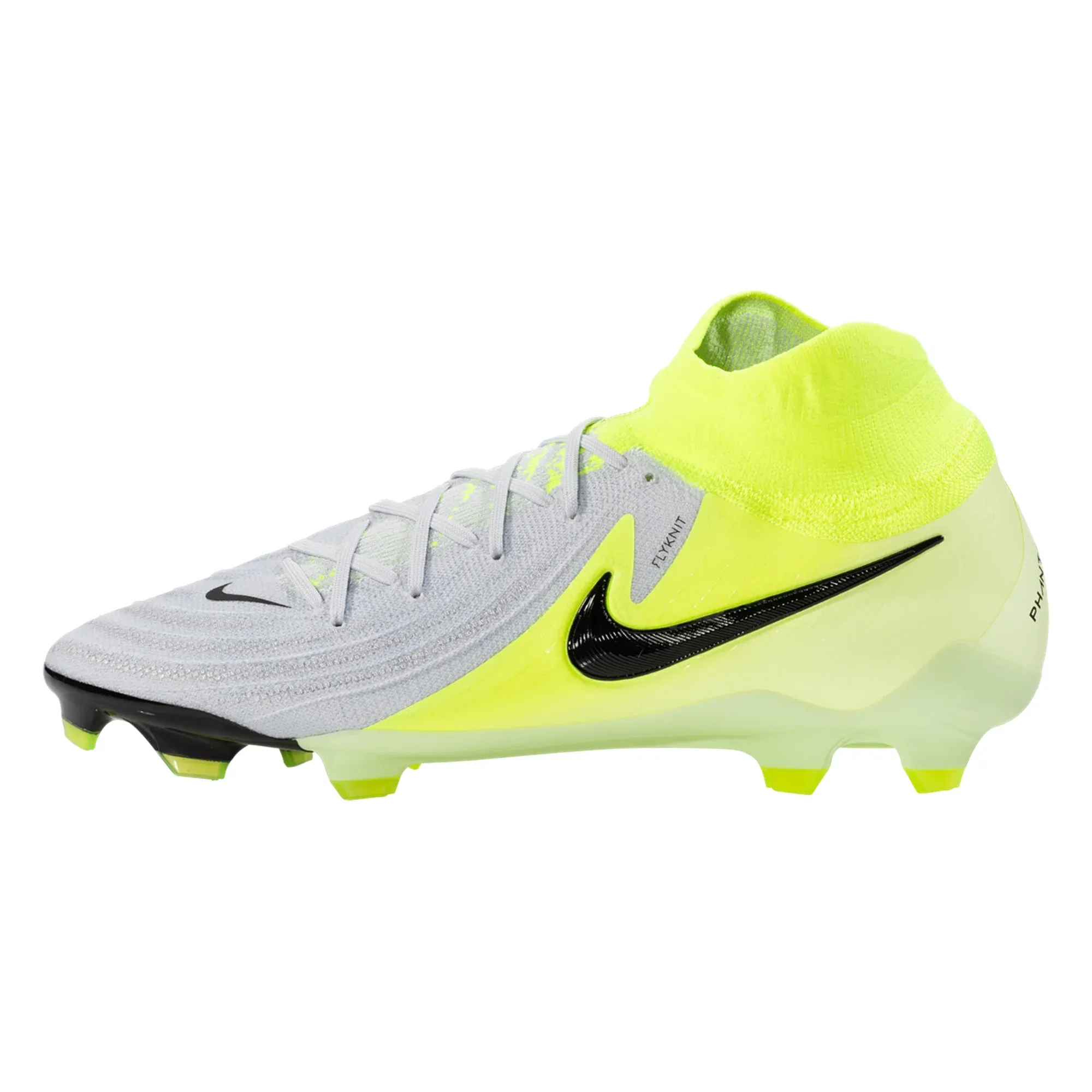 Nike Phantom Luna II Pro FG Soccer Cleats (Metallic Silver/Black-Volt)