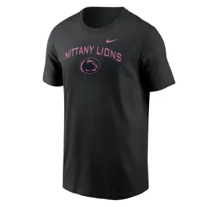 Nike Throwback Black and Pink Cotton T-Shirt