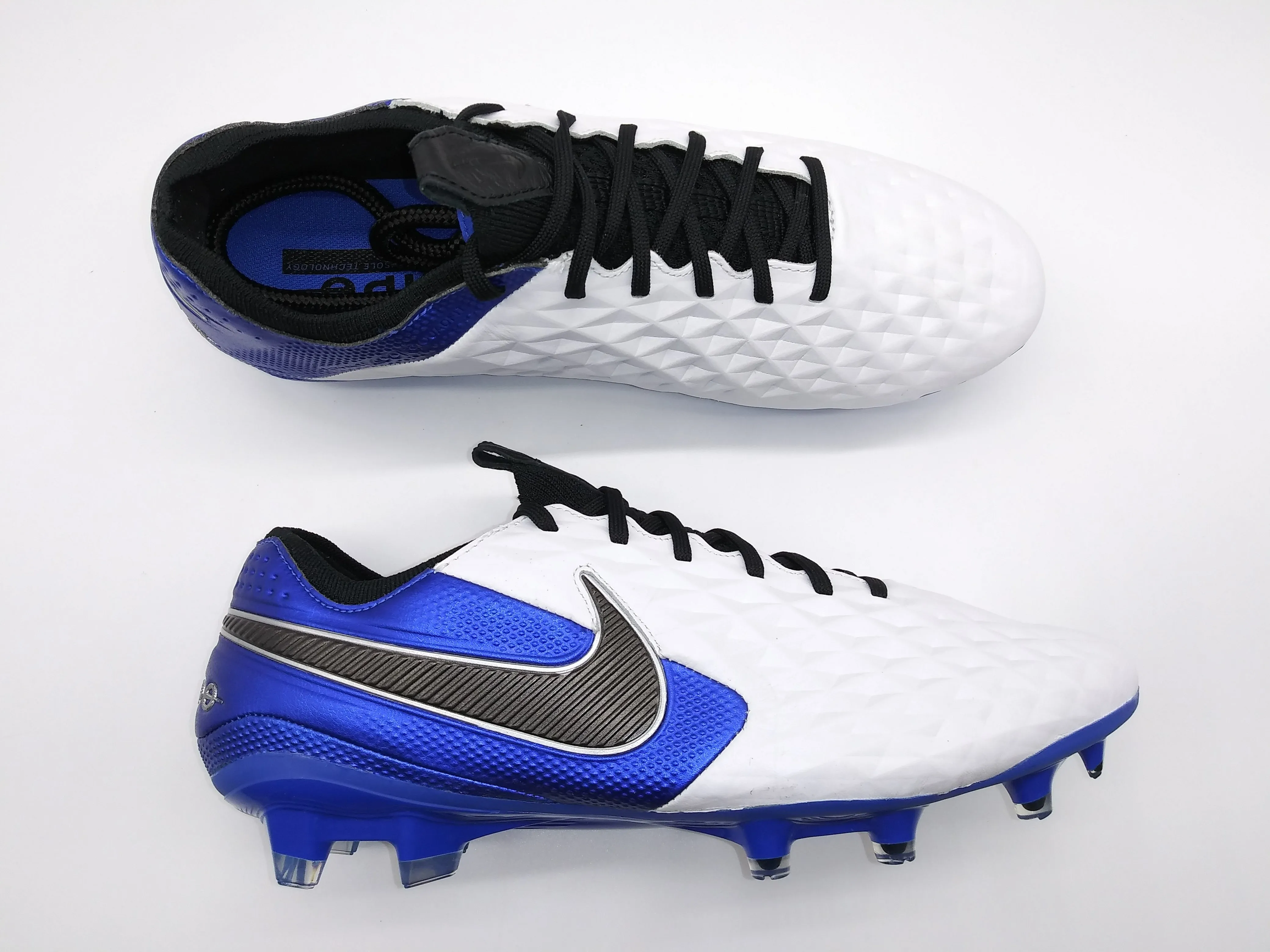 Nike Tiempo Legend 8 Elite FG White Blue