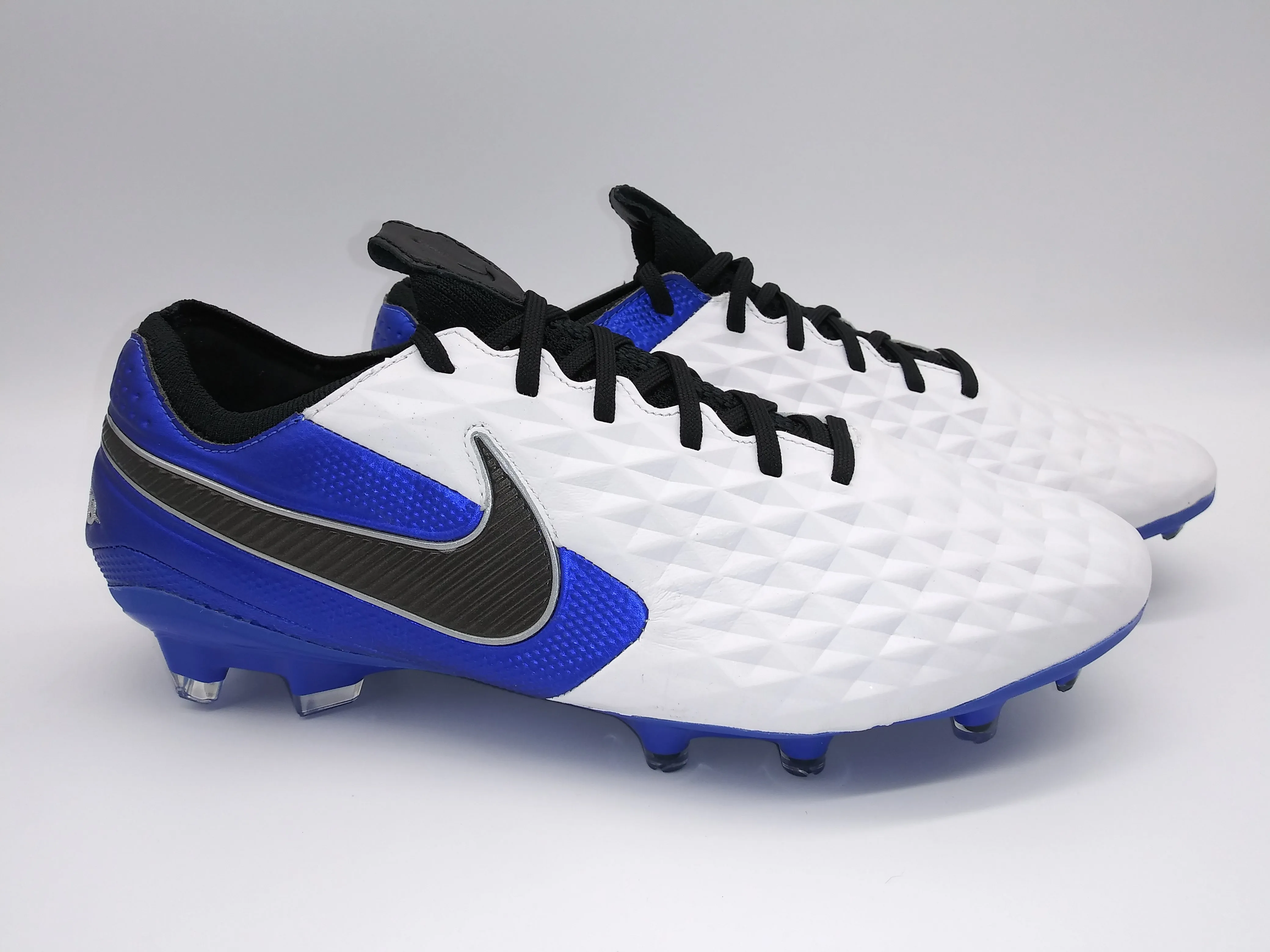 Nike Tiempo Legend 8 Elite FG White Blue