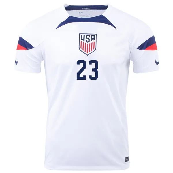 Nike United States Kellyn Acosta Home Jersey 22/23 (White/Loyal Blue)