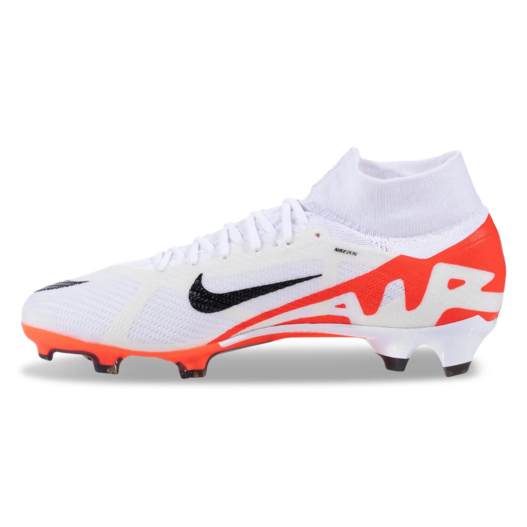 Nike Zoom Superfly 9 Pro Firm Ground Soccer Cleats (Bright Crimson/White-black)