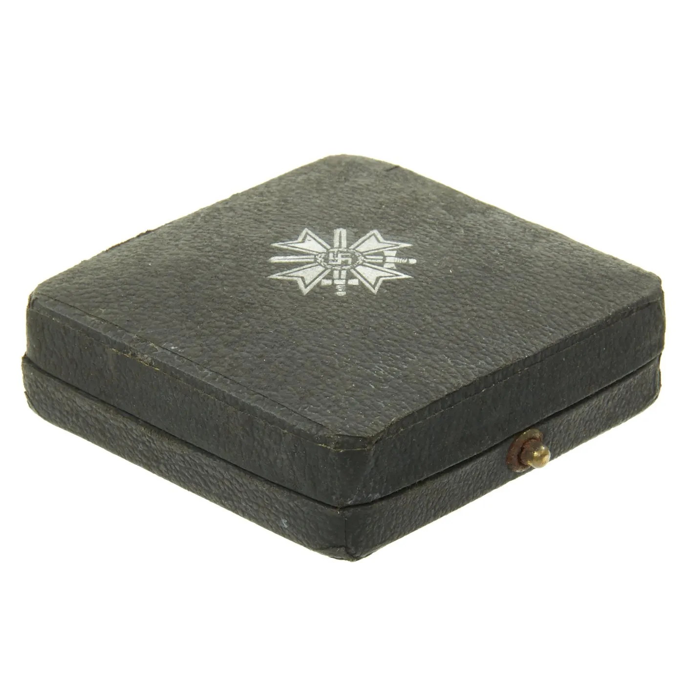 Original German WWII Cased War Merit Cross KvK 1st Class in Silver with Box by Kerbach & Österhelt of Dresden