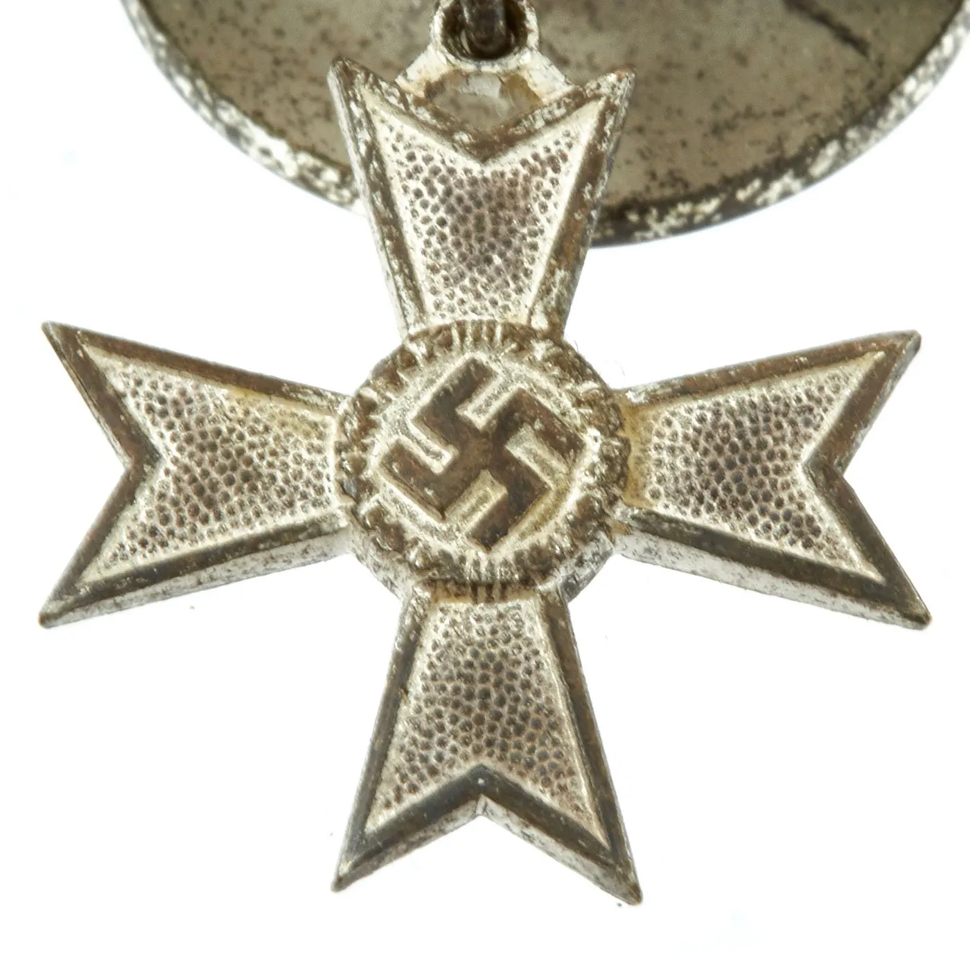 Original German WWII Knight's Cross of the War Merit Cross KvK Button Pin by Steinhauer & Lück