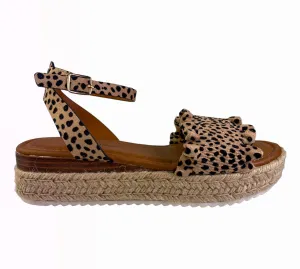 Pierre Dumas Magic 8 Cheetah Print  Sandal