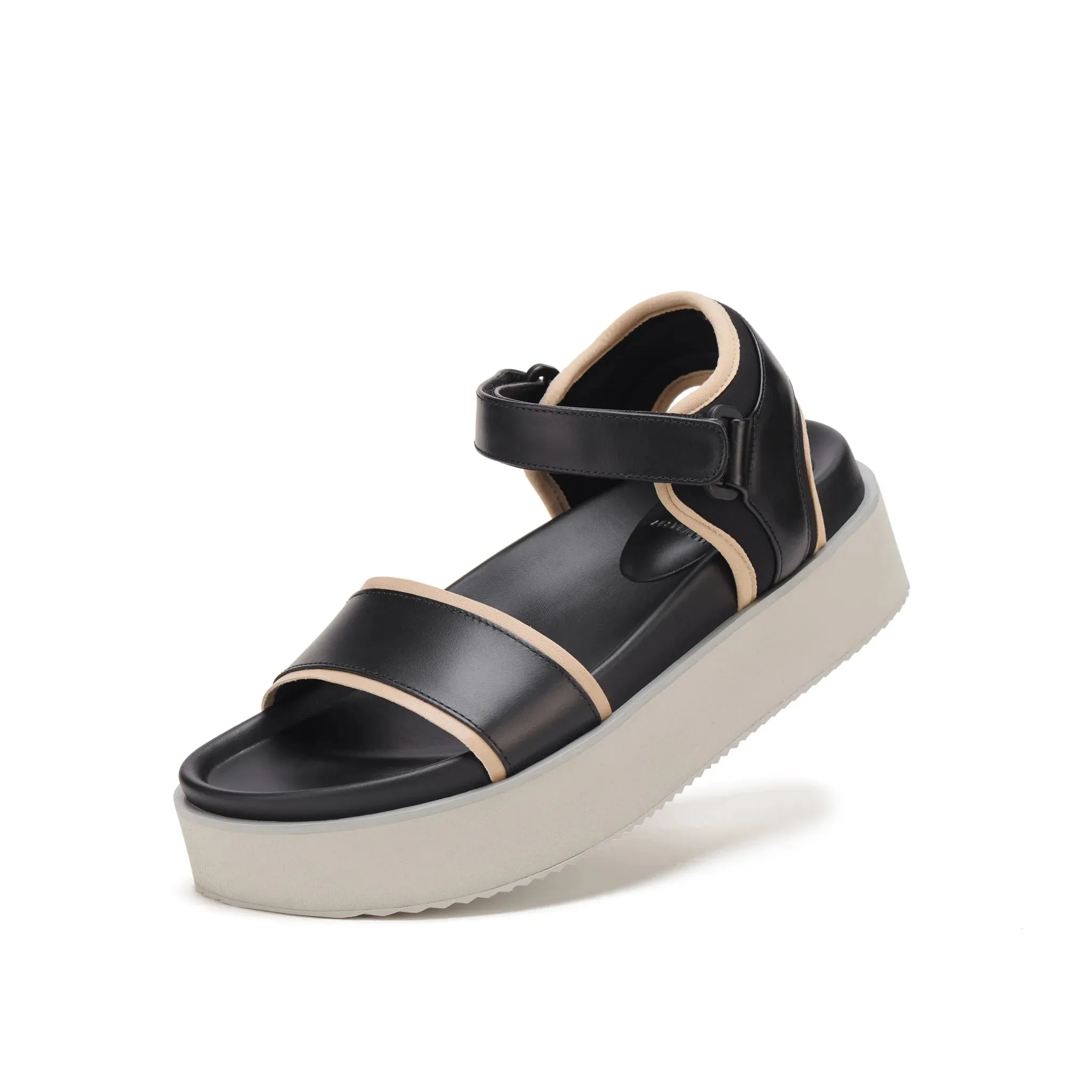 Rollie Ace Sandal Black/Latte