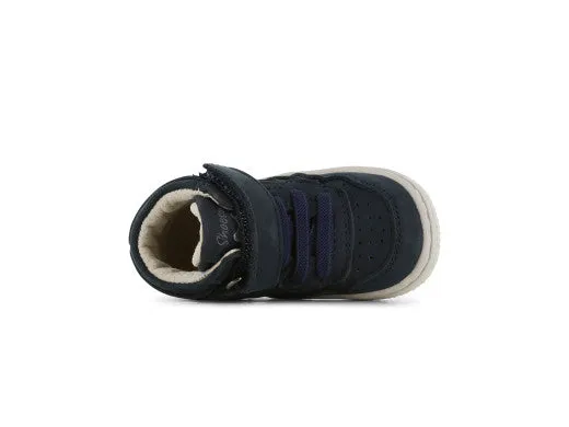 Shoesme basketsneaker dark blue suede