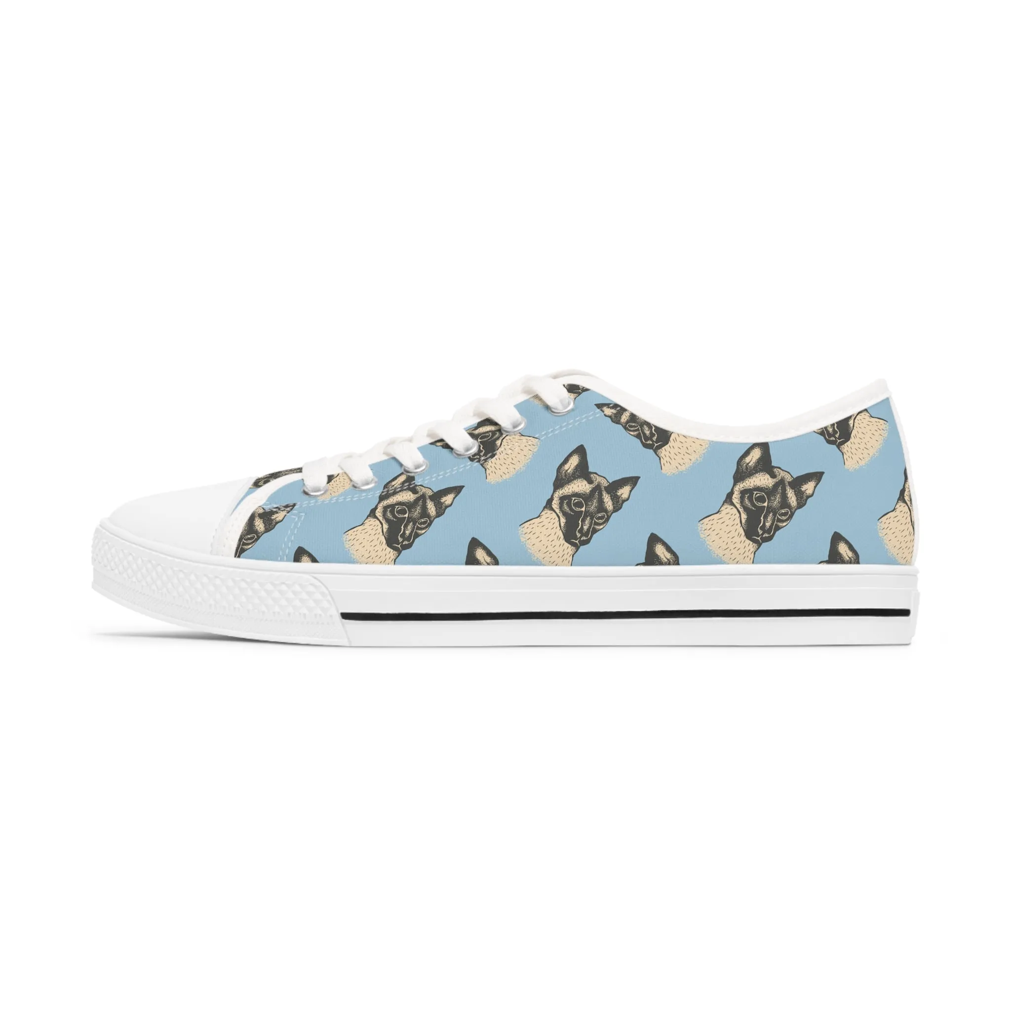 Siamese Cat Women's Low Top Sneakers