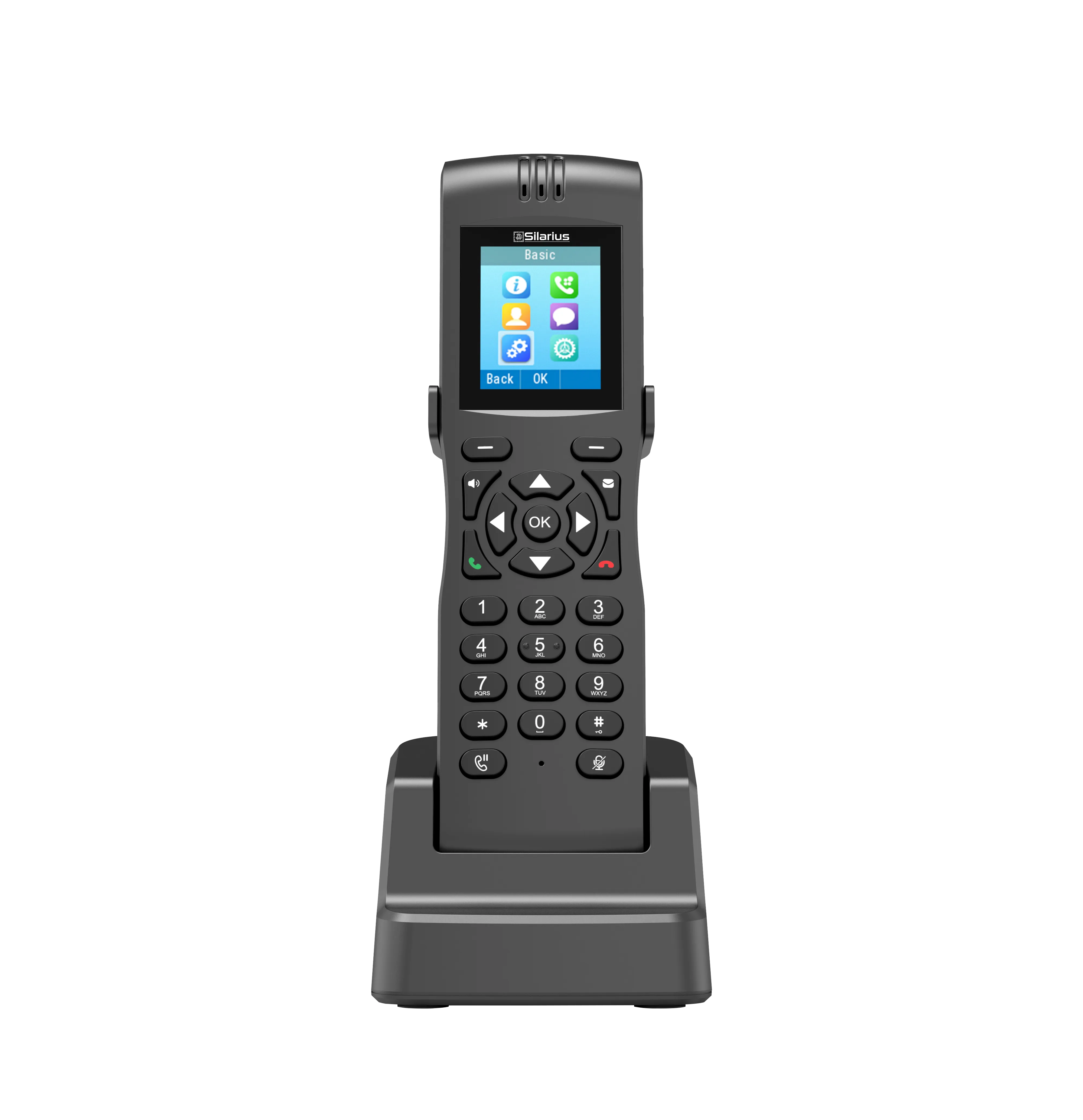 Silarius SILPIPP2SW Portable Dual-Band IP Phone with Belt Clip