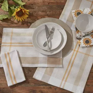 Sunflower Plaid Placemat Set