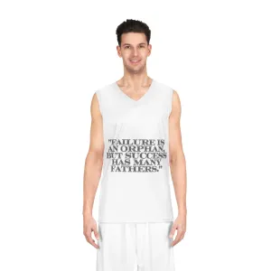 Tank-Top Basketball Jersey with Quote