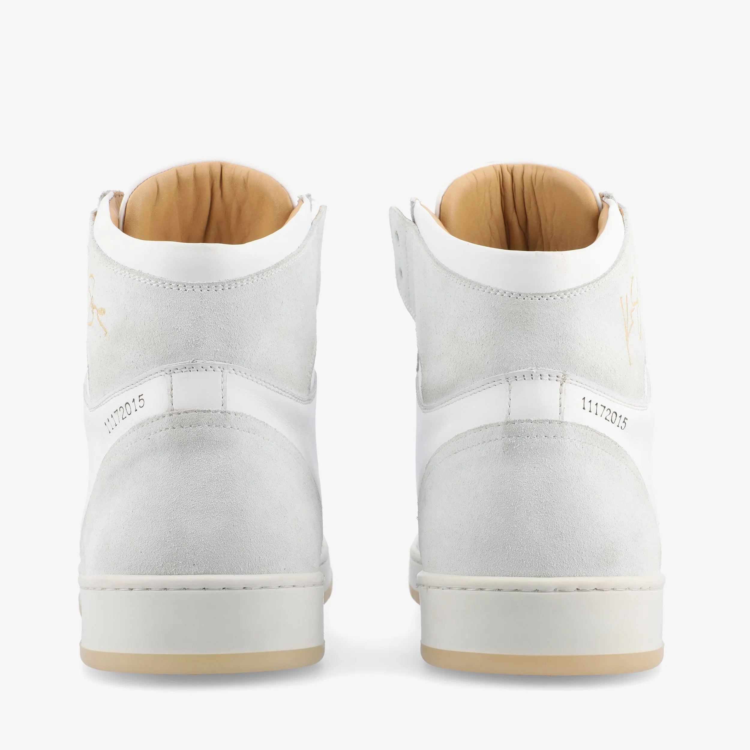 The Rapido High-top Sneaker in White Crane